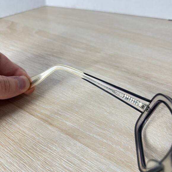Oliver Peoples Freya CRY/BK Sunglasses FRAMES ONLY Translucent Gray 57-18-135 main image 11